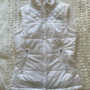 White Northface Vest size XS